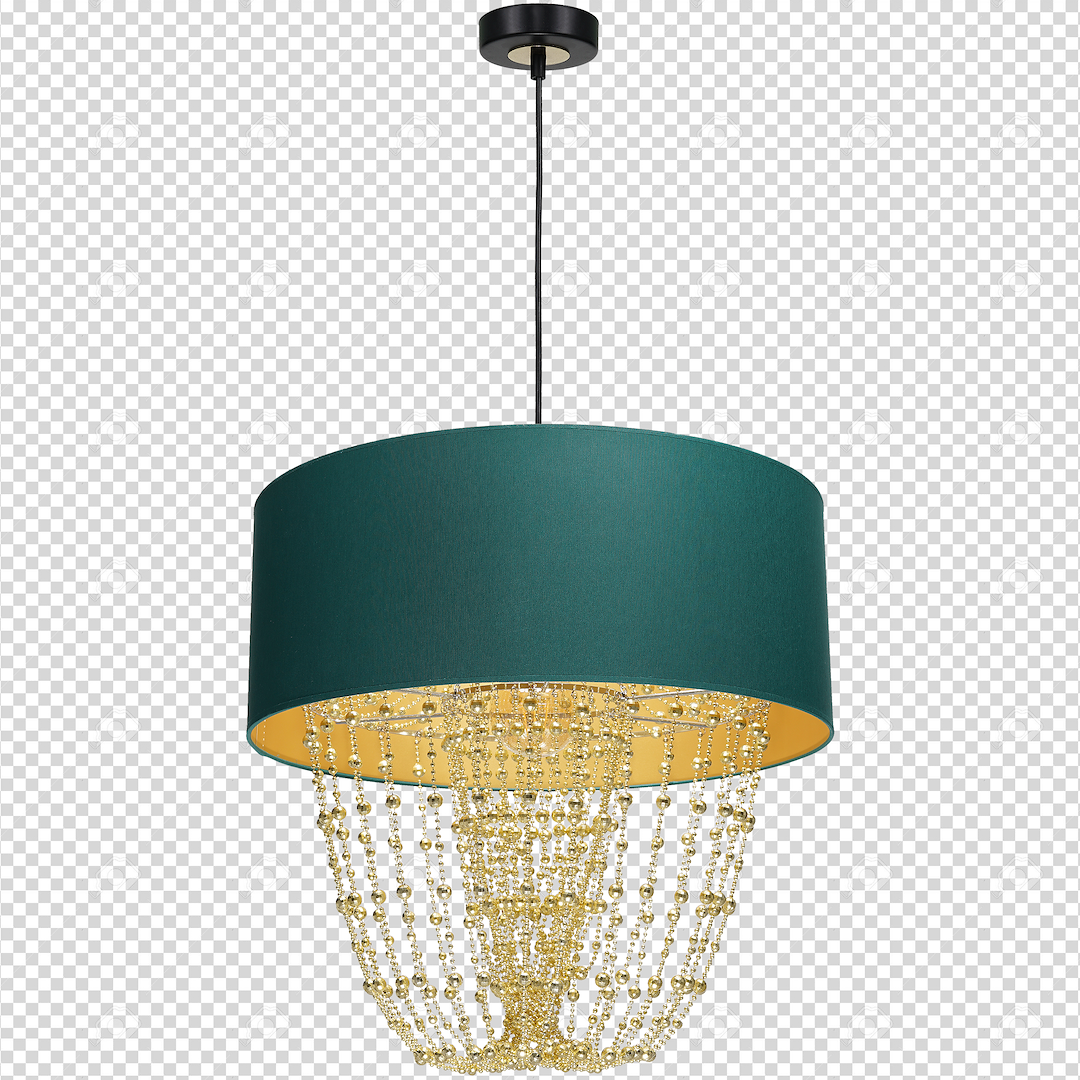 Lampa wisząca ALMERIA GREEN/GOLD 1xE27 - obrazek 8