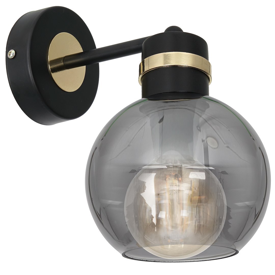 Kinkiet OMEGA BLACK/GOLD 1xE27 - obrazek 2