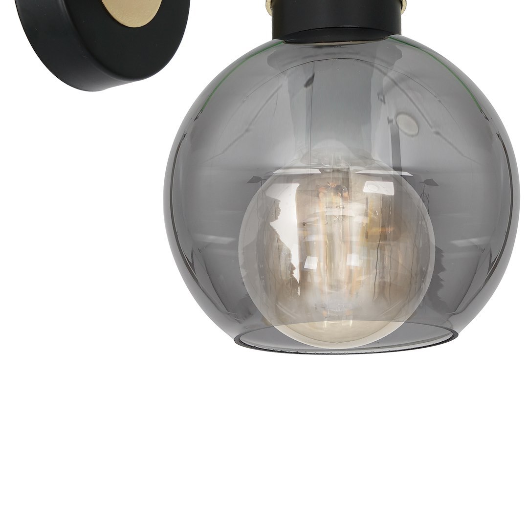 Kinkiet OMEGA BLACK/GOLD 1xE27 - obrazek 3