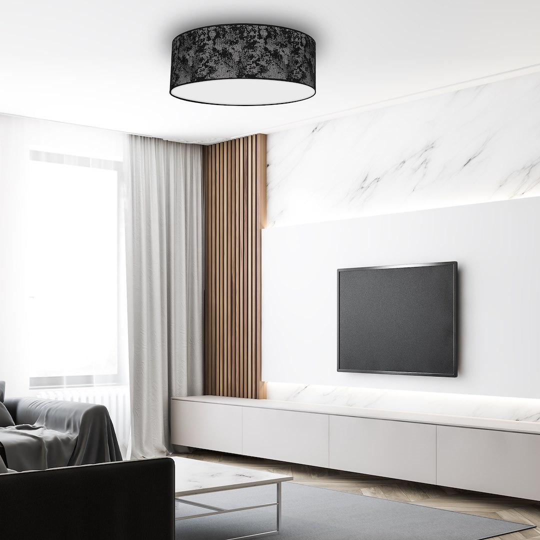 Lampa Sufitowa SATINO SILVER 3xE27 Ø50cm - obrazek 3