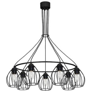 Lampa Wisząca DON BLACK 7xE27
