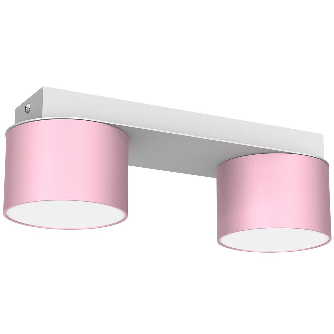 Lampa sufitowa Dixie 2xGX53 Różowy/Biały - obrazek 2