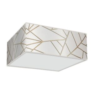 Lampa sufitowa Ziggy 3xE27 Biały/Złoty