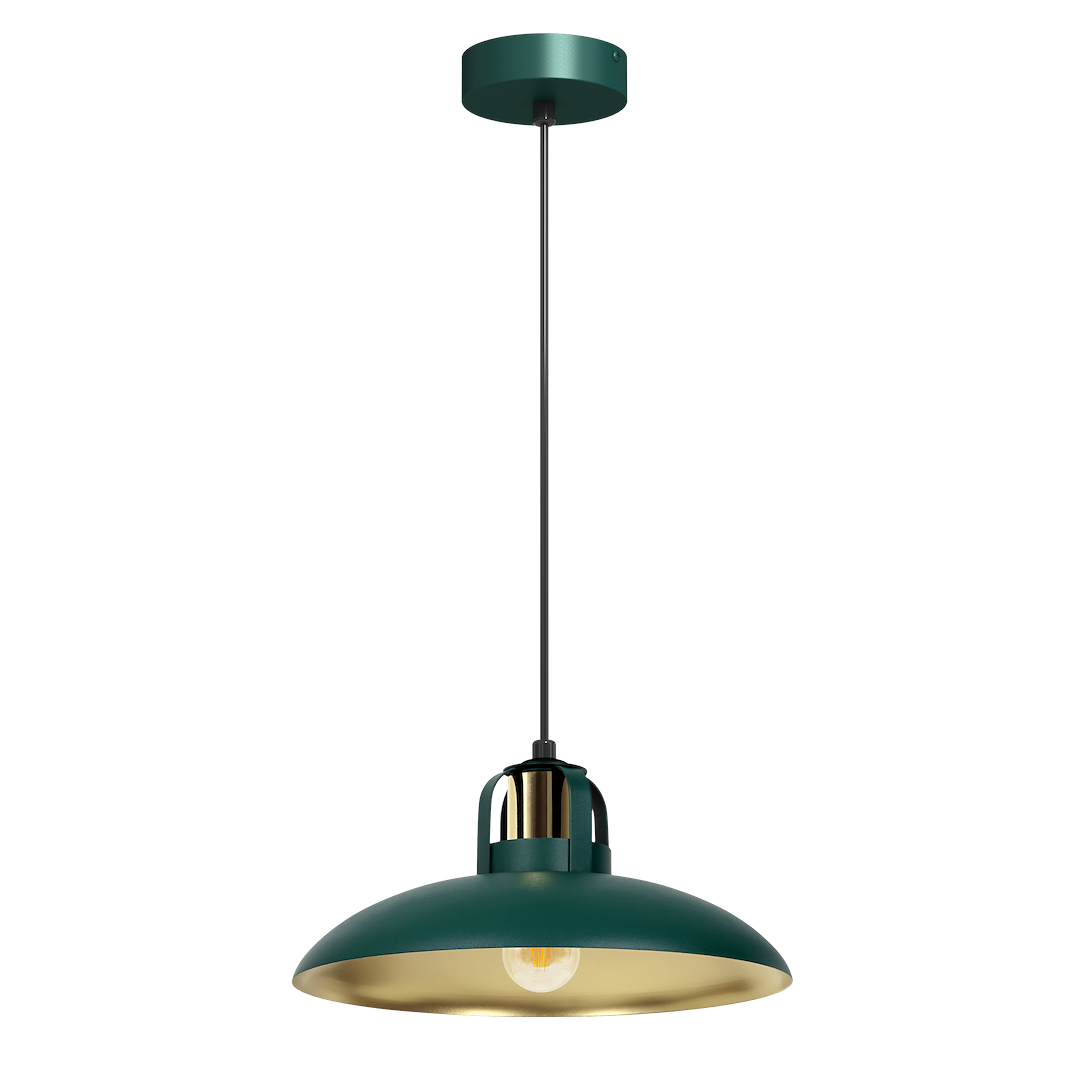 Lampa wisząca FELIX GREEN/GOLD 1xE27 - obrazek 6