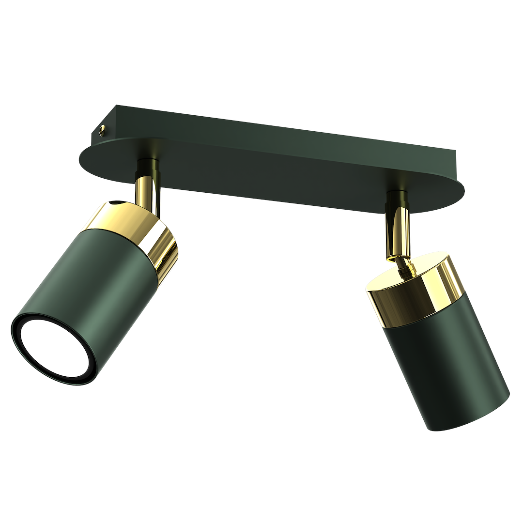 Lampa sufitowa JOKER GREEN/GOLD 2xGU10 - obrazek 5