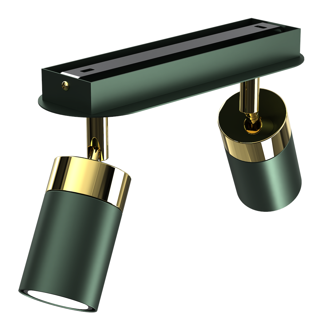 Lampa sufitowa JOKER GREEN/GOLD 2xGU10 - obrazek 6