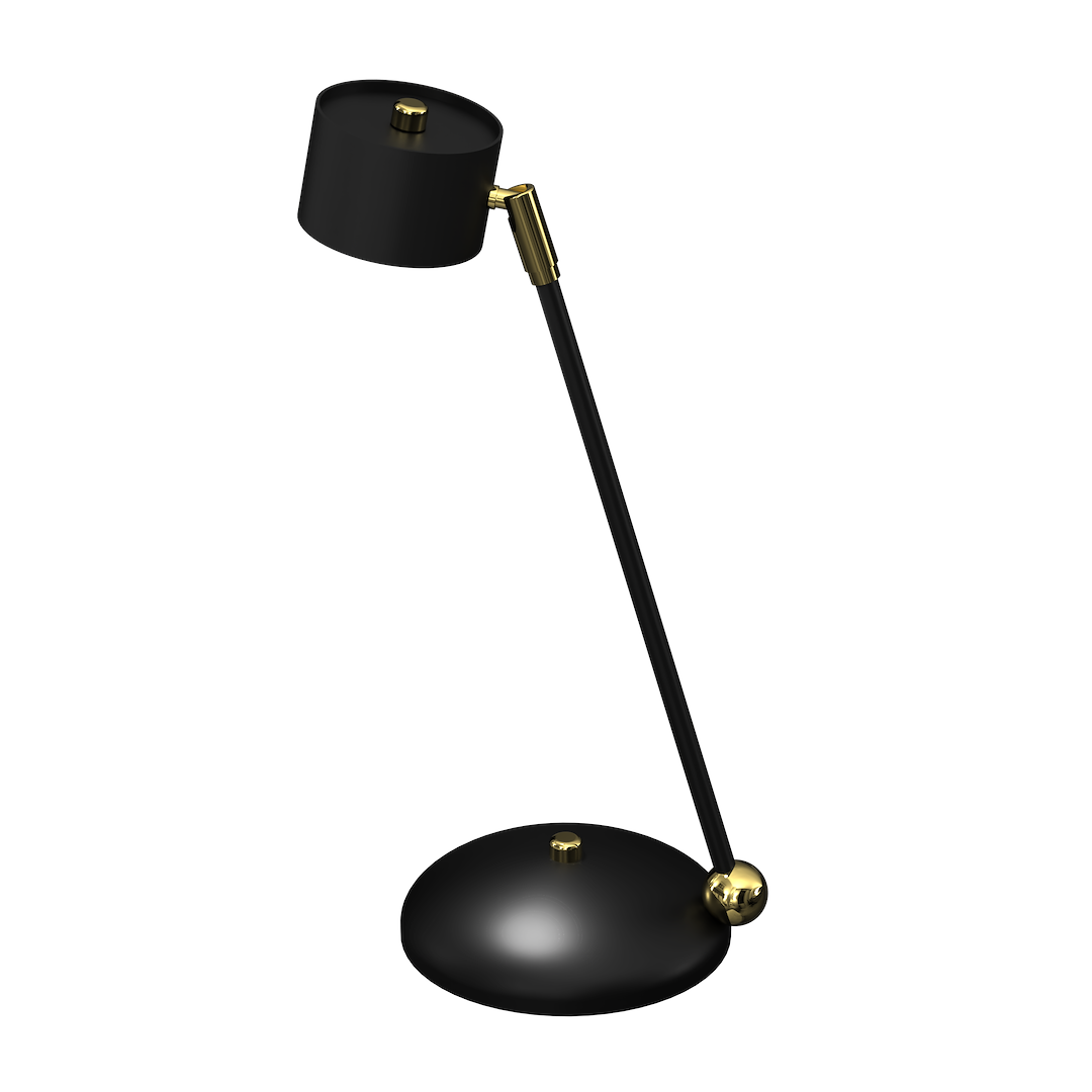 Lampka biurkowa ARENA BLACK/GOLD 1xGX53 - obrazek 6