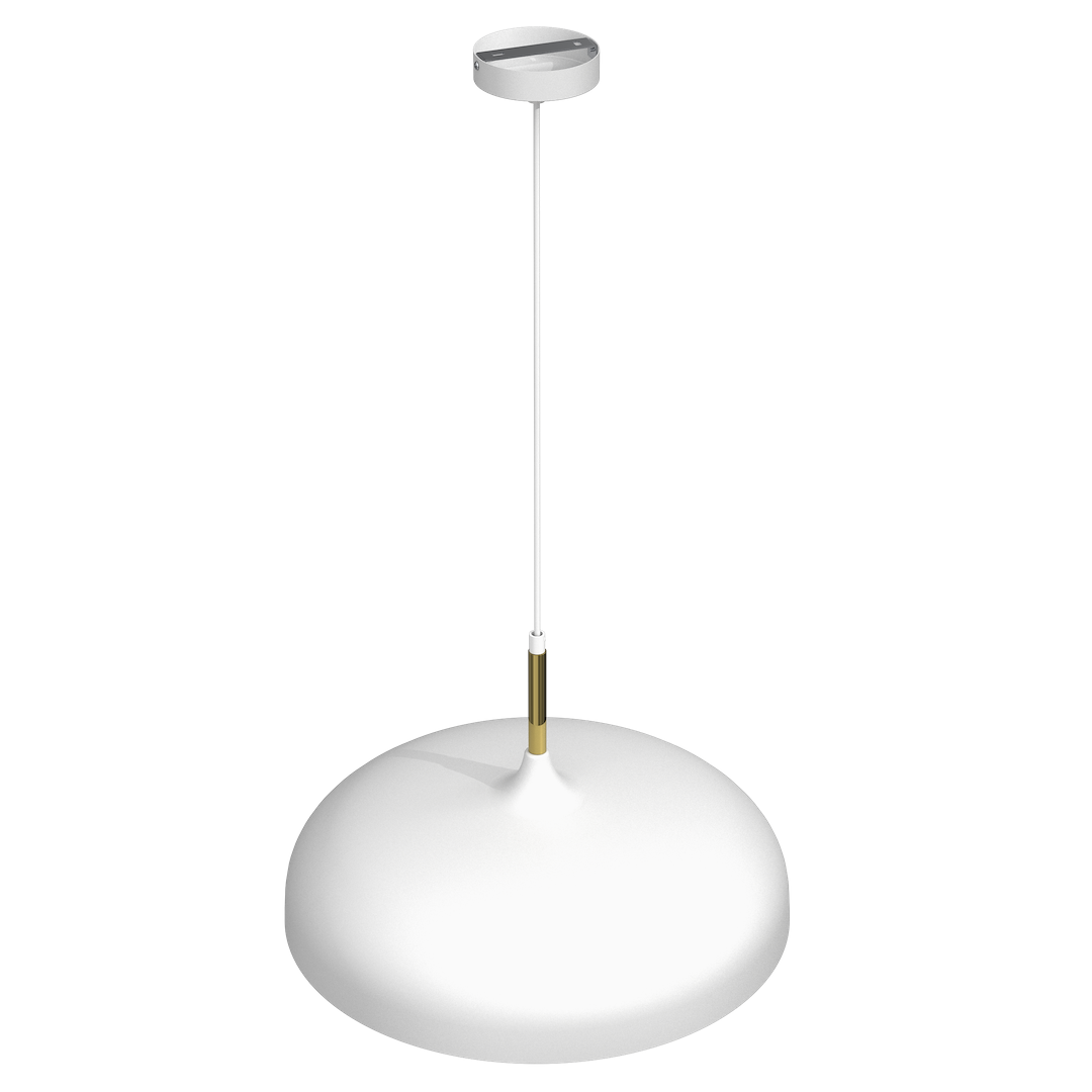 Lampa wisząca Lincoln 1xE27 45cm Biały/Złoty - obrazek 7