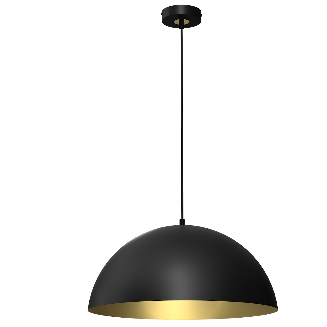 Lampa wisząca BETA BLACK/GOLD 1xE27 45cm - obrazek 7