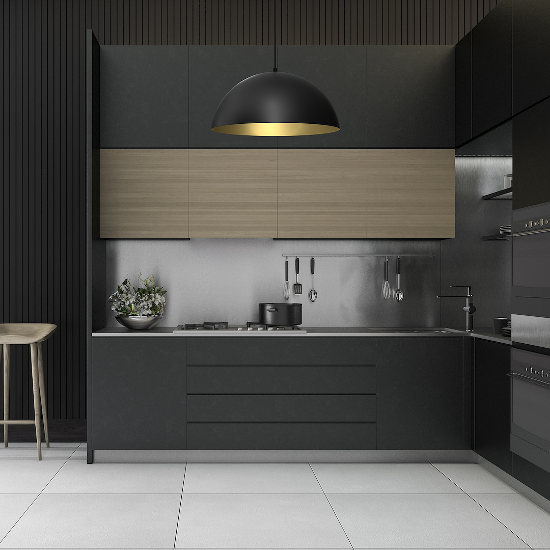 Lampa wisząca BETA BLACK/GOLD 1xE27 45cm - obrazek 8