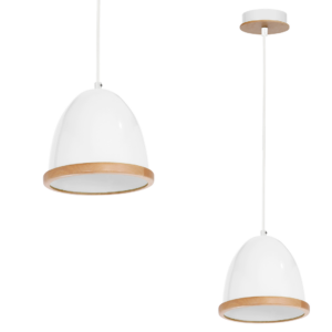 Lampa wisząca Studio Biały 1xE27