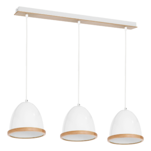 Lampa wisząca Studio Biały 3xE27