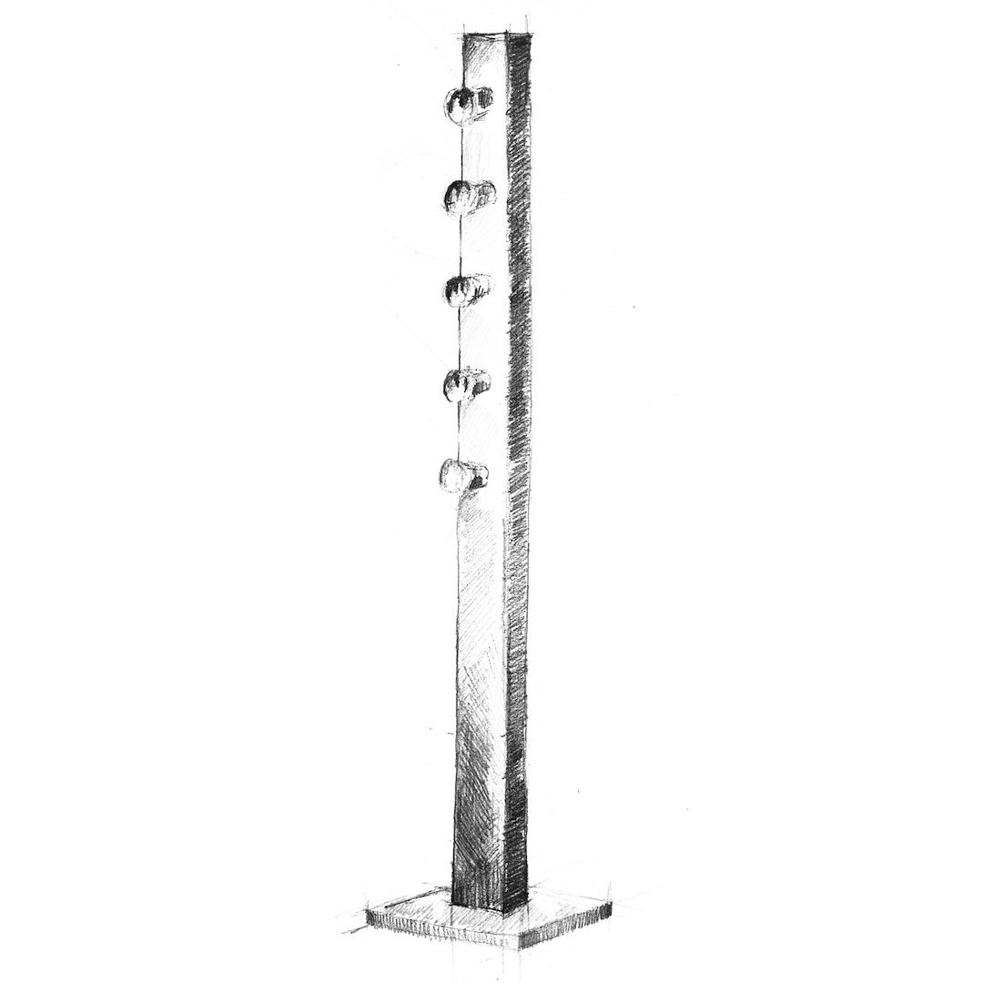 Lampa Stojąca PHOENIX 5xE14 - obrazek 4