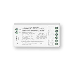 MI-LIGHT MiBoxer Kontroler SR2 2w1 MONO/CCT 12-24VDC 12A FUT035S+