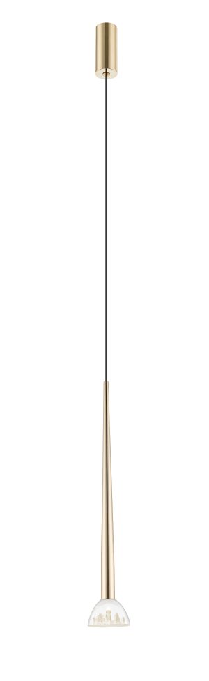P0603-01A-F7B1 BOSTON LAMPA WISZĄCA ZŁOTA/FRENCH GOLD