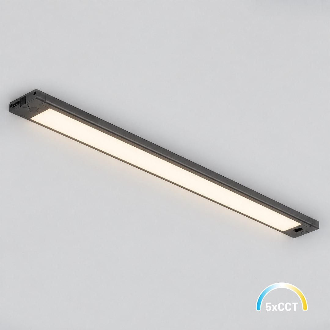 Lampka Podszafkowa 18W 1100lm 5CCT 60cm Czarny