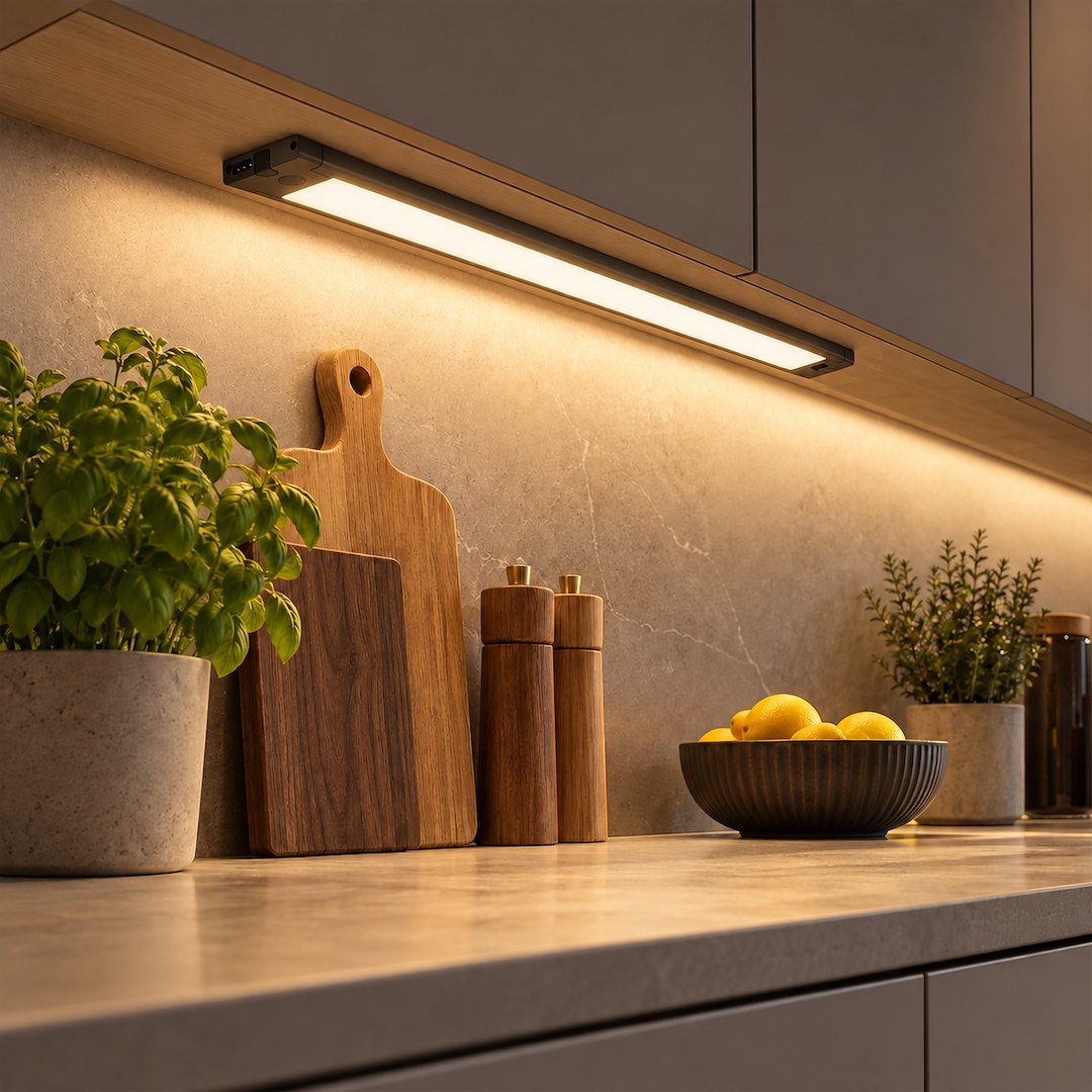Lampka Podszafkowa 18W 1100lm 5CCT 60cm Czarny - obrazek 2