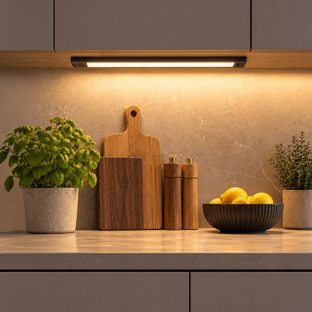 Lampka Podszafkowa 18W 1100lm 5CCT 60cm Czarny - obrazek 3