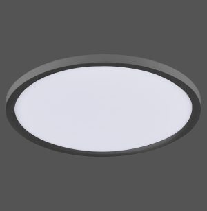 15571-18 FLAT LAMPA SUFITOWA CZARNY