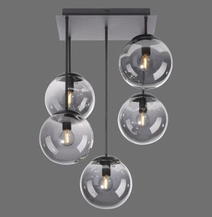 14602-18 BIG WIDOW LAMPA SUFITOWA CZARNY