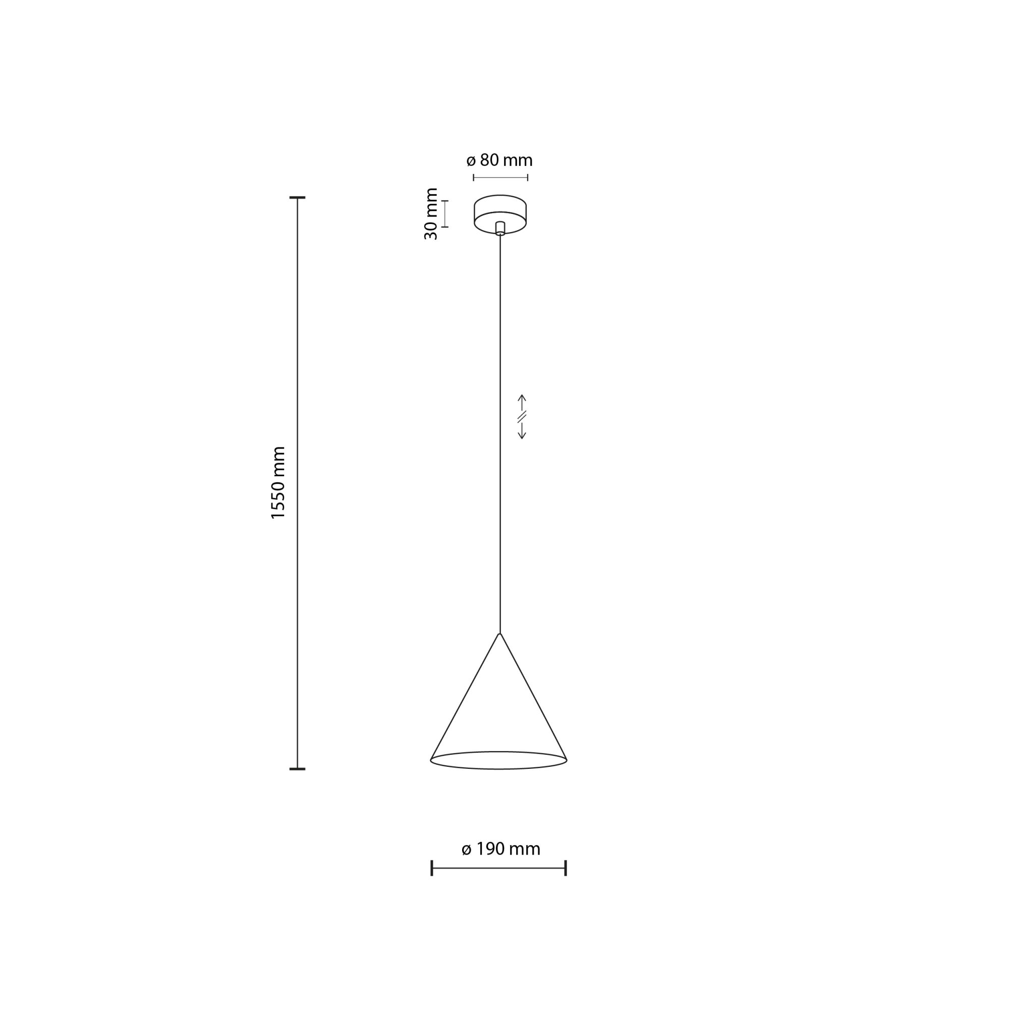 CONO MINT LAMPA WISZĄCA 1 S - obrazek 8