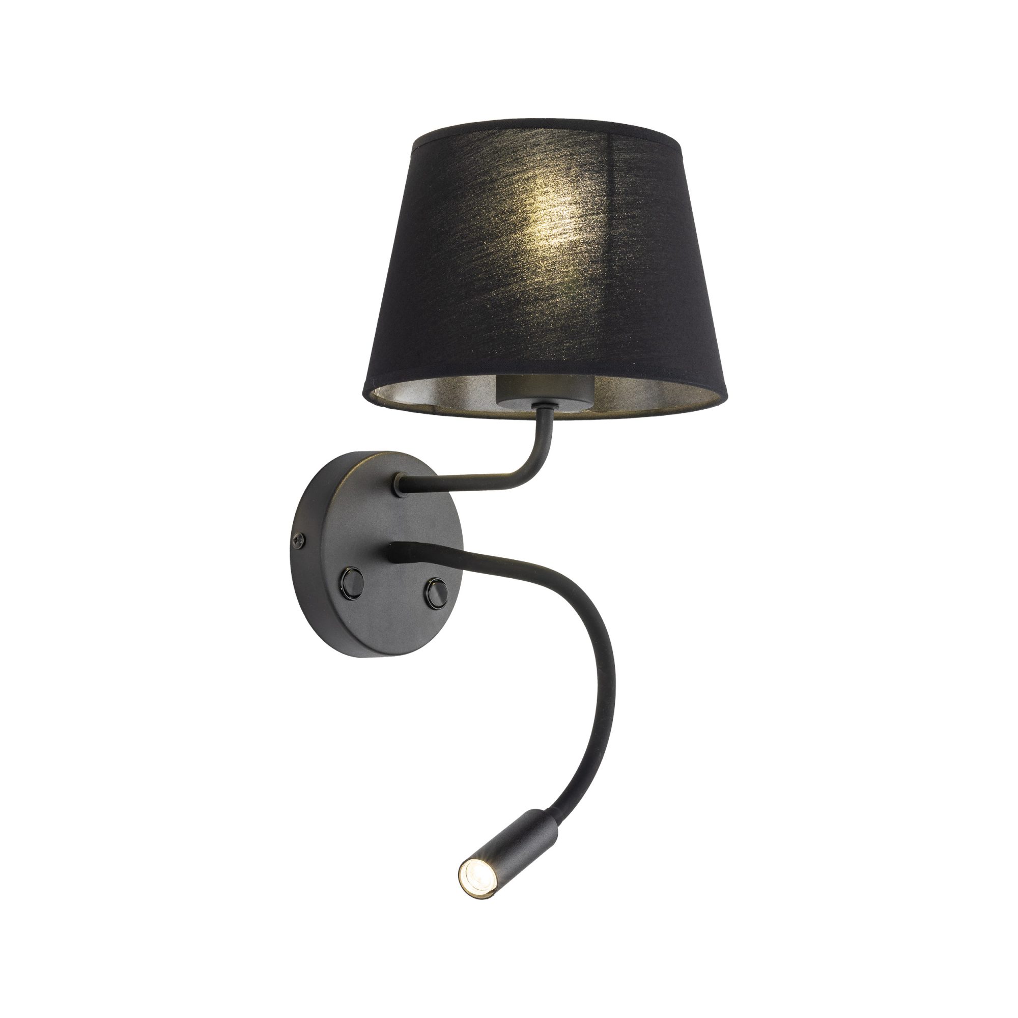 MAJA BLACK KINKIET 2 E27 + G9 - obrazek 7