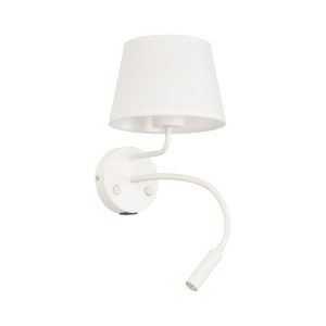 MAJA WHITE KINKIET 2 E27 + G9 + USB
