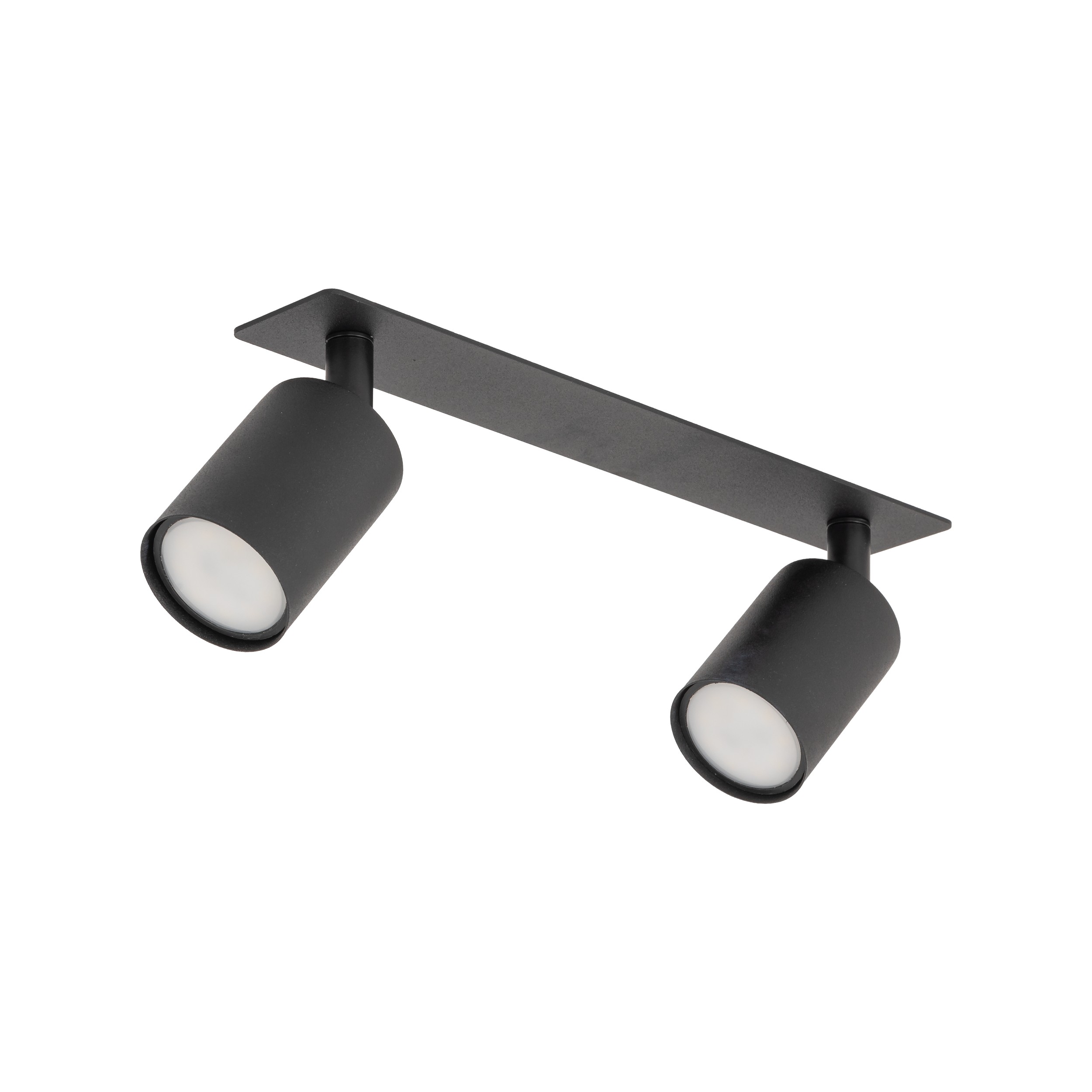 NEX BLACK 2XGU10 LAMPA SUFITOWA PODTYNKOWA