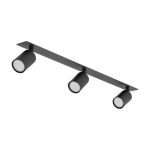 NEX BLACK 3XGU10 LAMPA SUFITOWA PODTYNKOWA