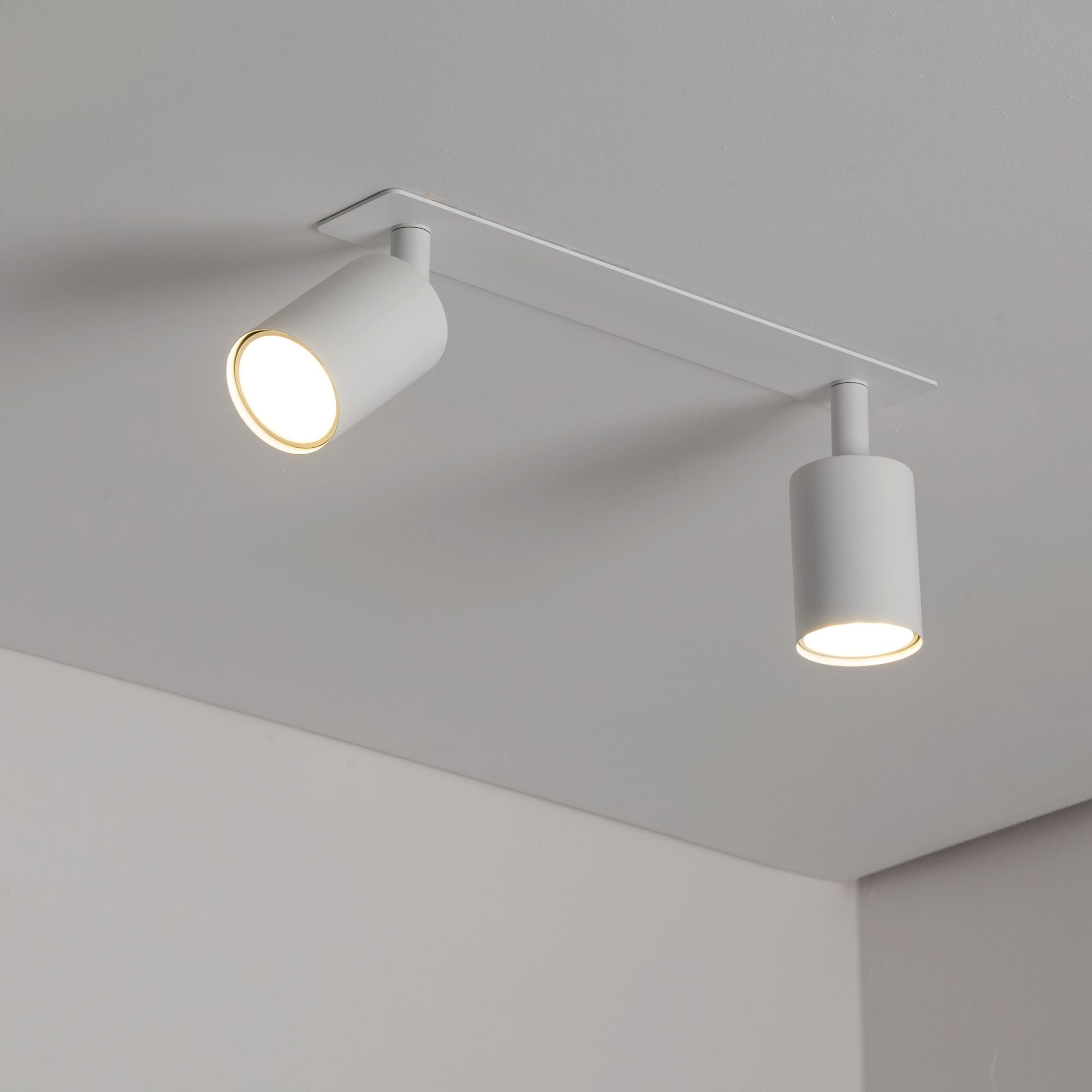 NEX WHITE 2XGU10 LAMPA SUFITOWA PODTYNKOWA - obrazek 2