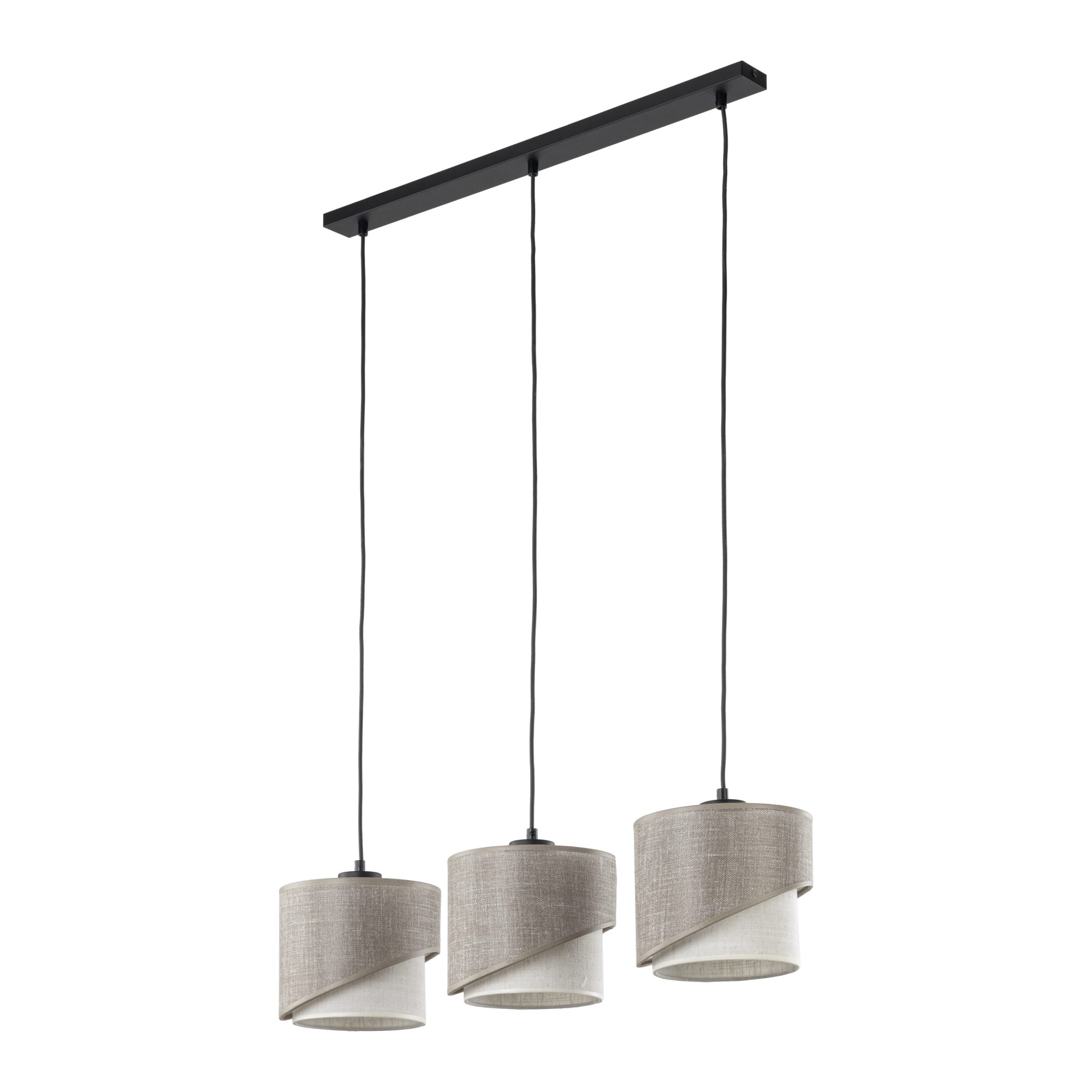 ELBRUS LINEN LAMPA WISZĄCA LISTWA 3XE27