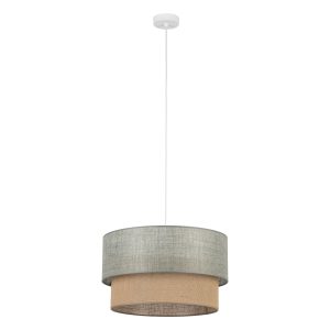 DUO GREEN JUTA LAMPA WISZĄCA 1XE27 450
