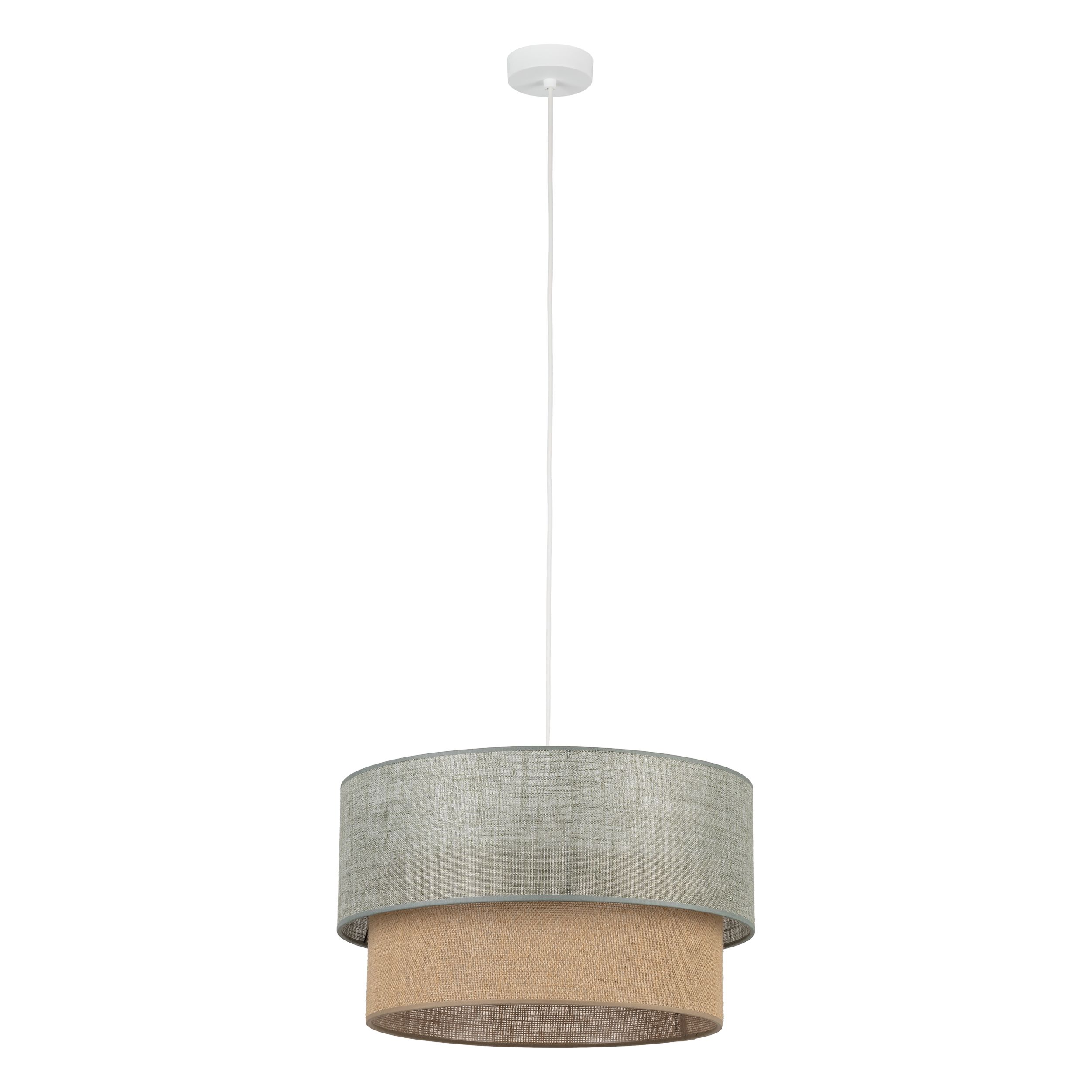 DUO GREEN JUTA LAMPA WISZĄCA 1XE27 450