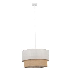 DUO LINEN JUTA LAMPA WISZACA 1XE27  450