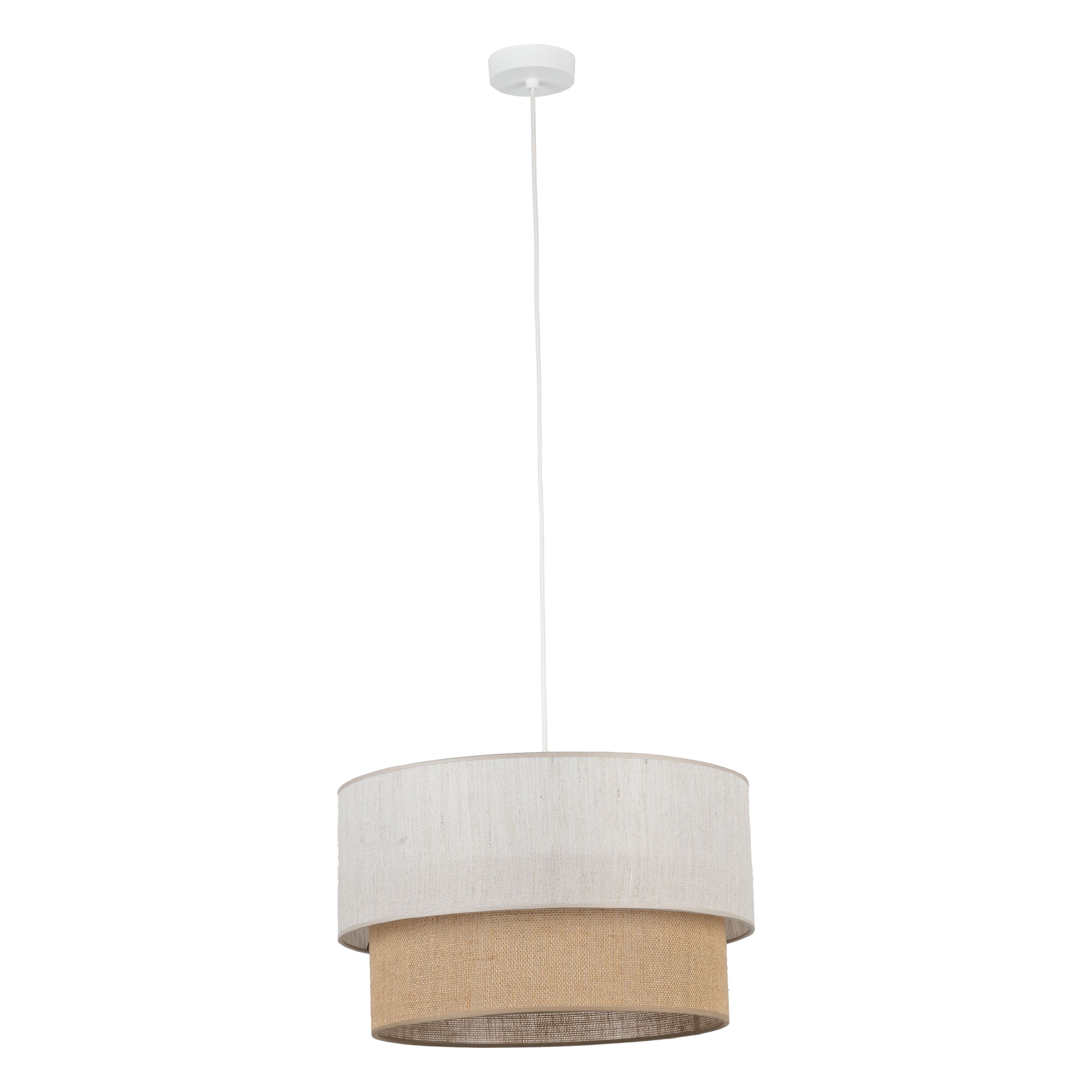DUO LINEN JUTA LAMPA WISZACA 1XE27  450