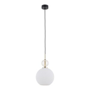 SOPHIA BIG COGNAC WHITE LAMPA WISZĄCA 1XE27