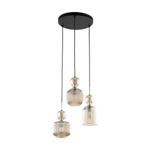 SOPHIA COGNAC LAMPA WISZACA 3XE14