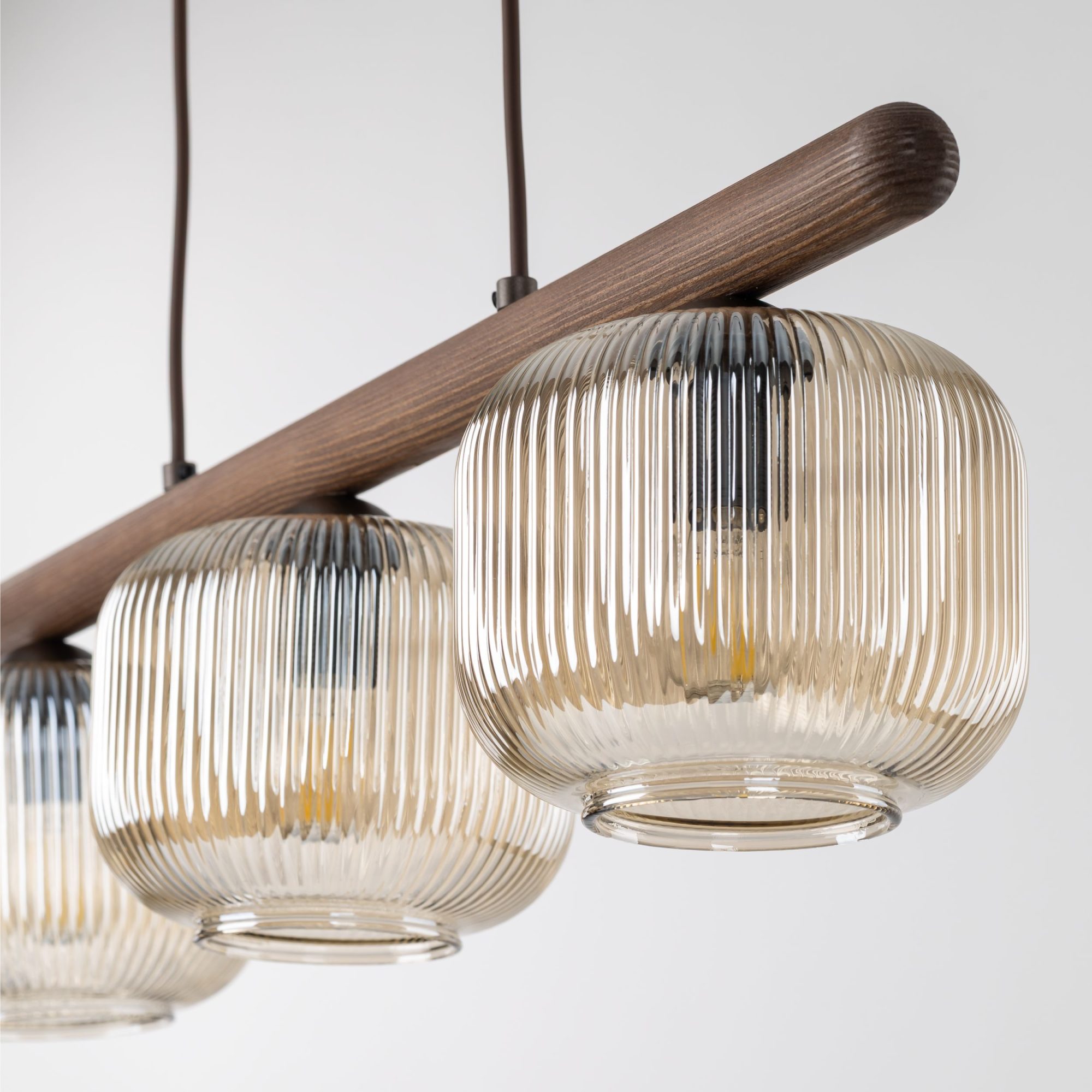 SALVIA BROWN LAMPA WISZACA 3XE14 - obrazek 3