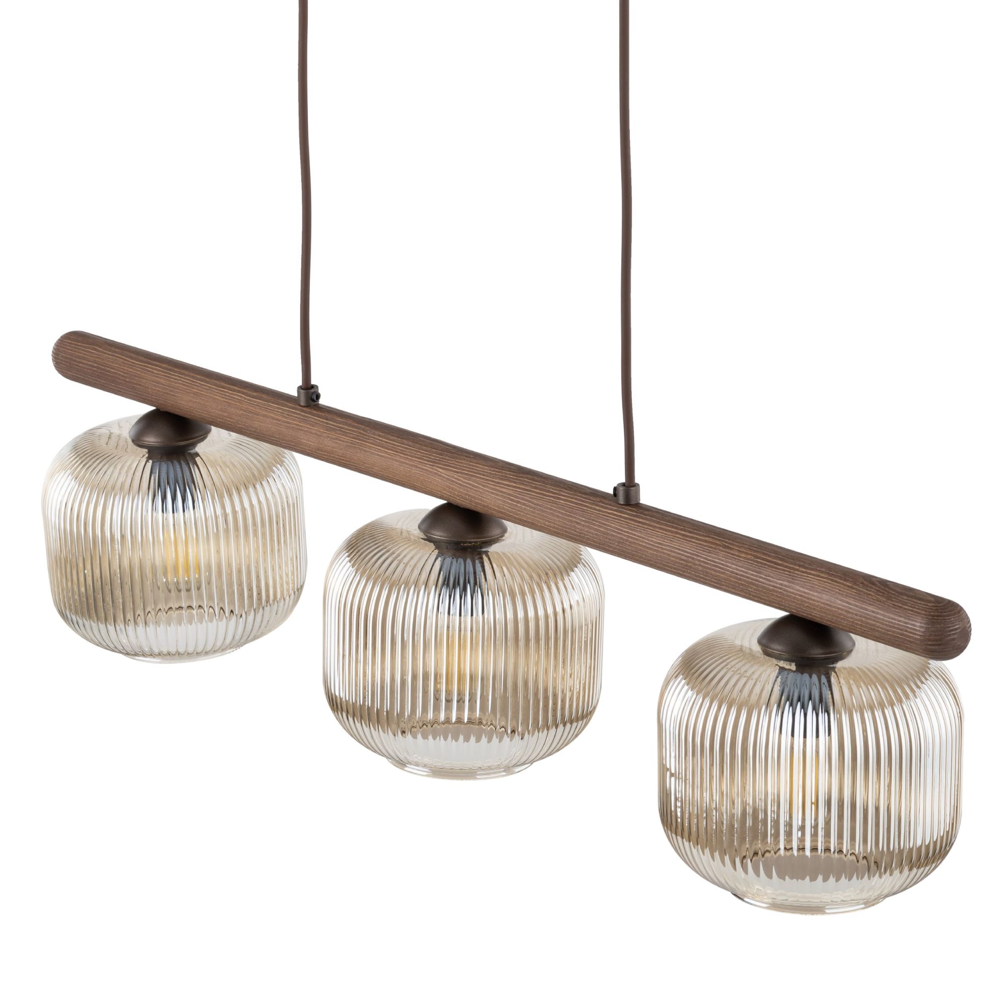 SALVIA BROWN LAMPA WISZACA 3XE14 - obrazek 4
