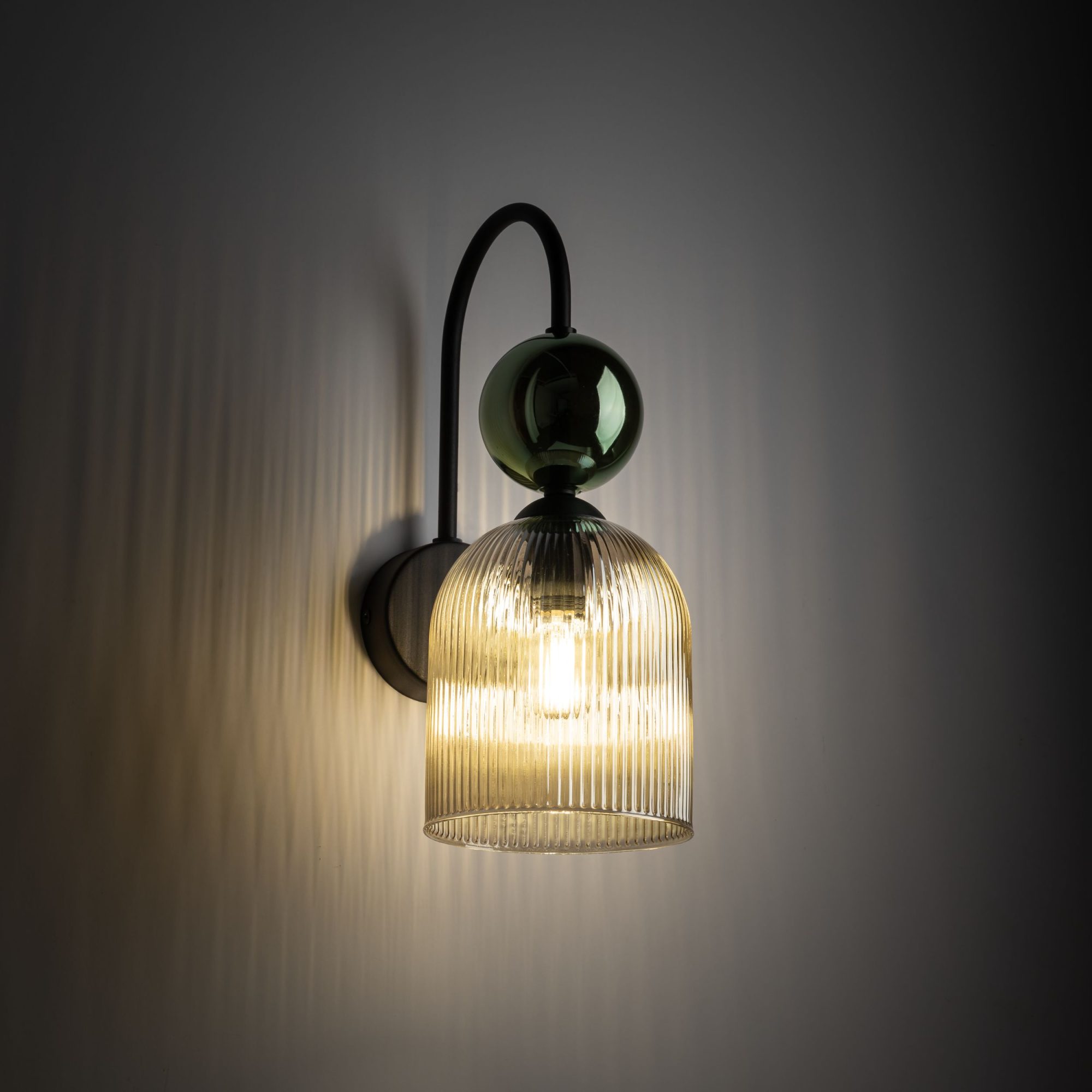 SOPHIA GREEN COGNAC KINKIET 1XE14 - obrazek 2
