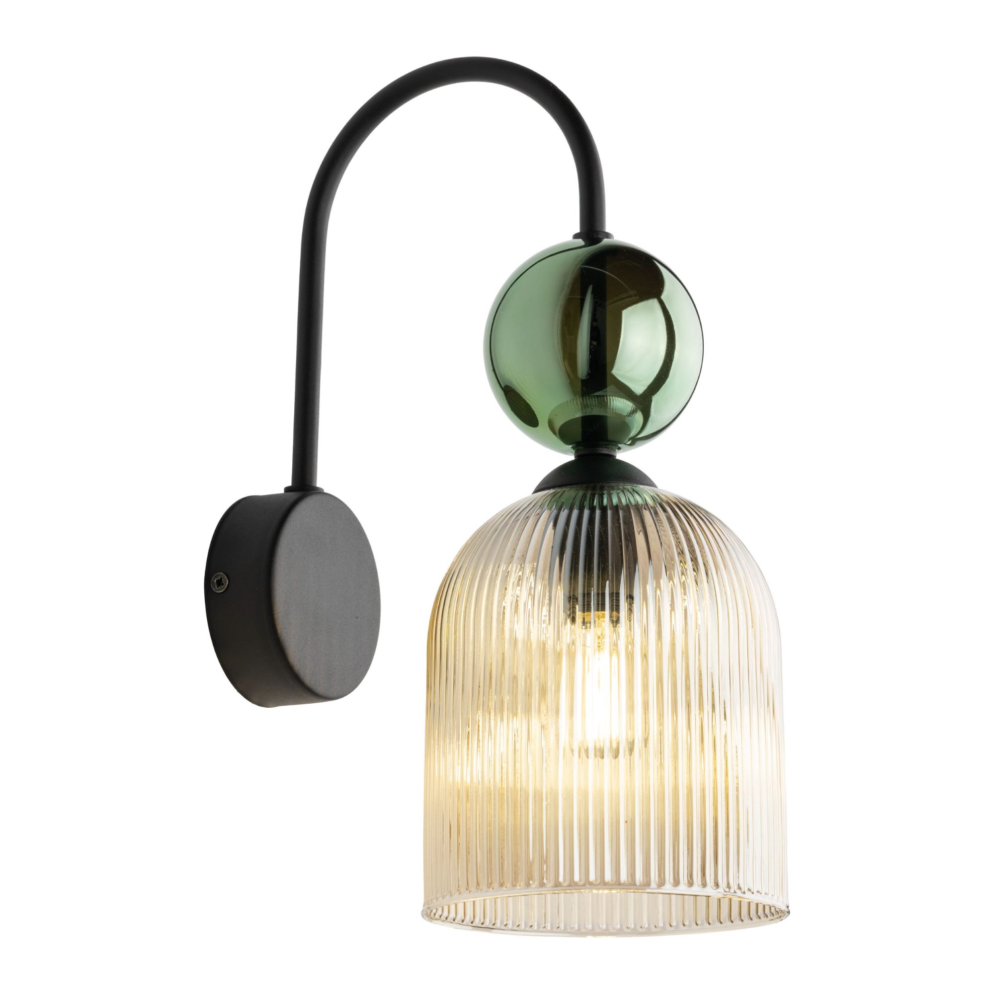 SOPHIA GREEN COGNAC KINKIET 1XE14 - obrazek 6