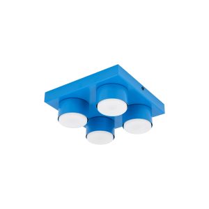 BRIX BLUE LAMPA SUFITOWA 4XGX53