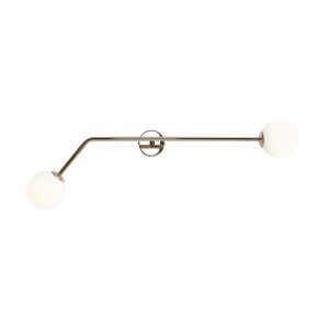 KINKIET PURE 2 GOLD POZIOMY