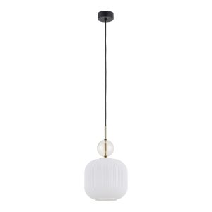 SOPHIA BIG COGNAC WHITE LAMPA WISZĄCA 1XE27