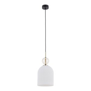 SOPHIA BIG COGNAC WHITE LAMPA WISZĄCA 1XE27
