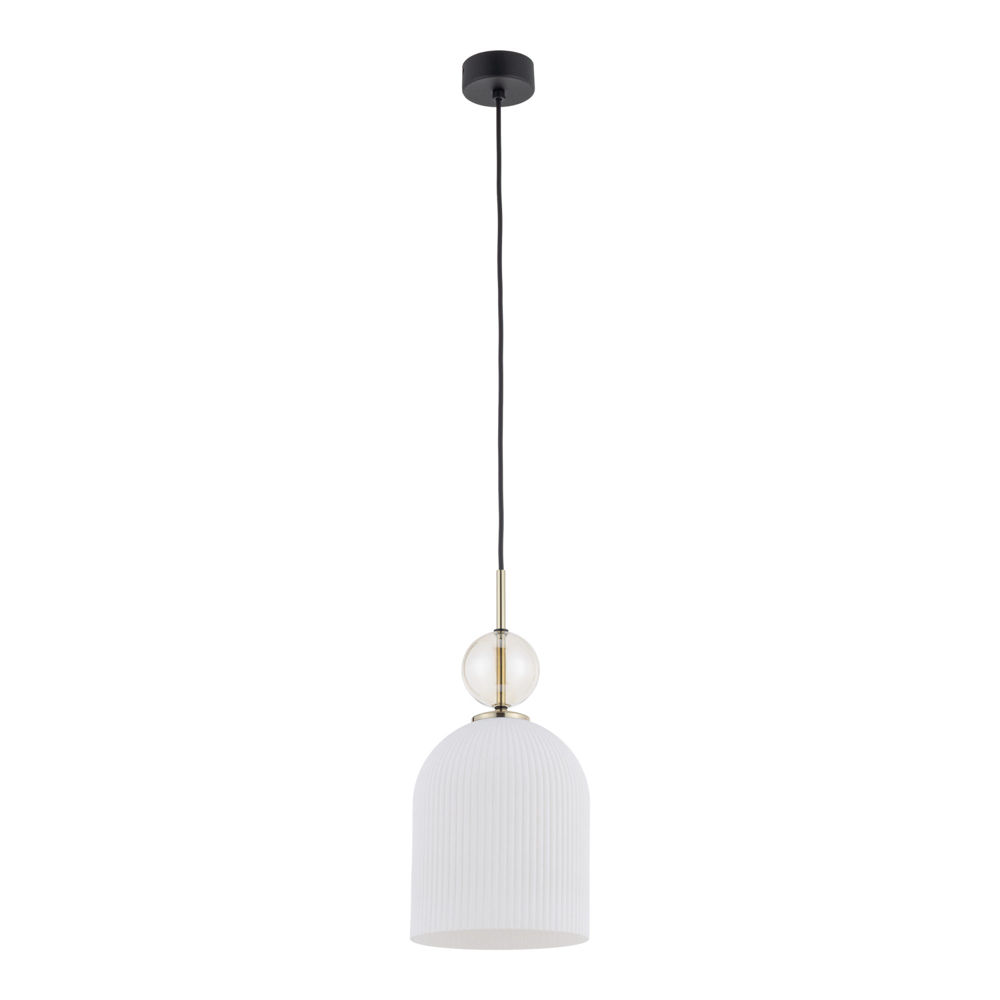 SOPHIA BIG COGNAC WHITE LAMPA WISZĄCA 1XE27