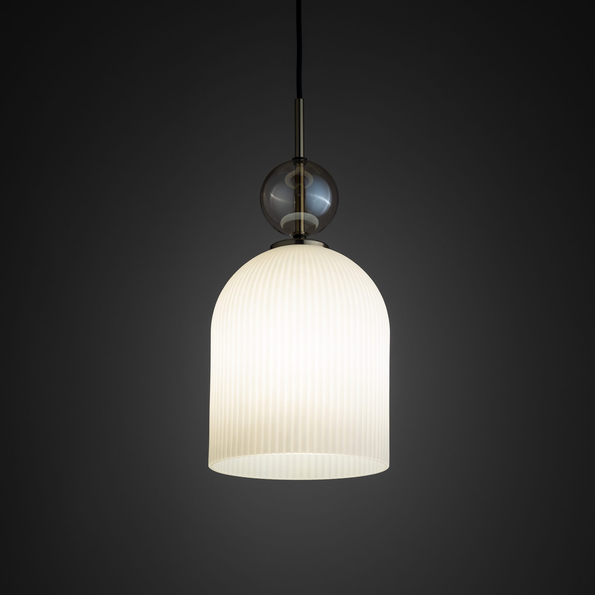 SOPHIA BIG COGNAC WHITE LAMPA WISZĄCA 1XE27 - obrazek 3