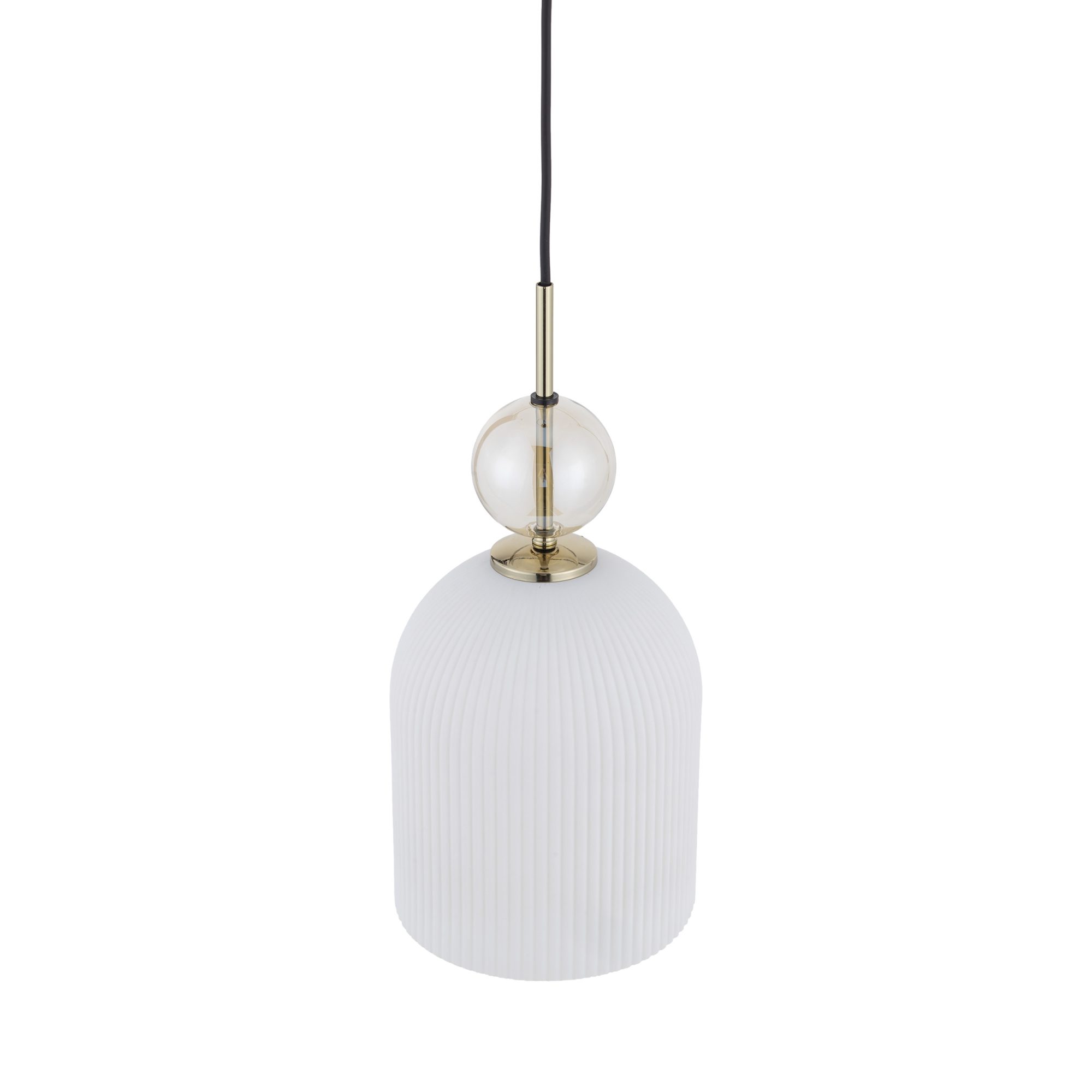 SOPHIA BIG COGNAC WHITE LAMPA WISZĄCA 1XE27 - obrazek 5