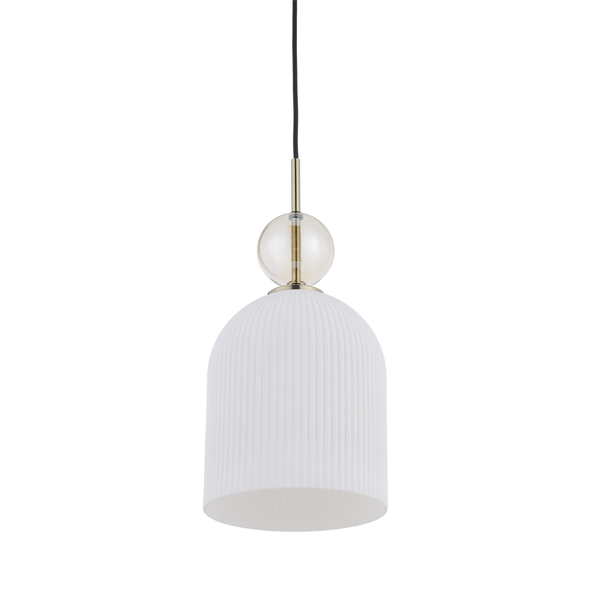 SOPHIA BIG COGNAC WHITE LAMPA WISZĄCA 1XE27 - obrazek 6