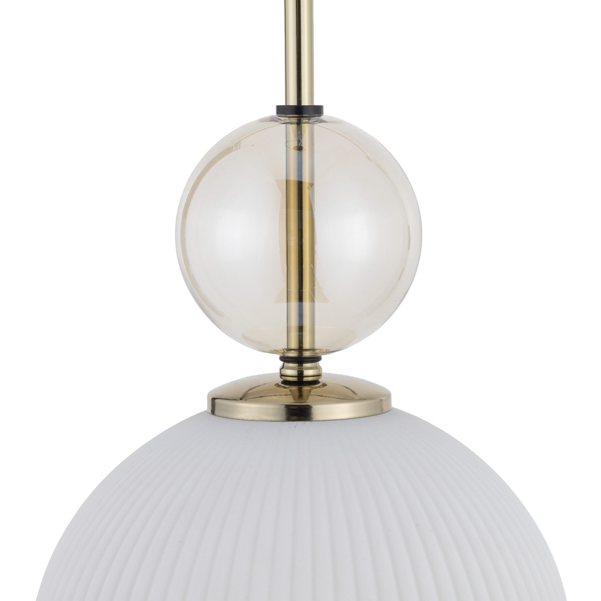 SOPHIA BIG COGNAC WHITE LAMPA WISZĄCA 1XE27 - obrazek 7